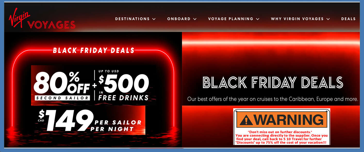 Virgin Cruise Banner Ocean Cruises