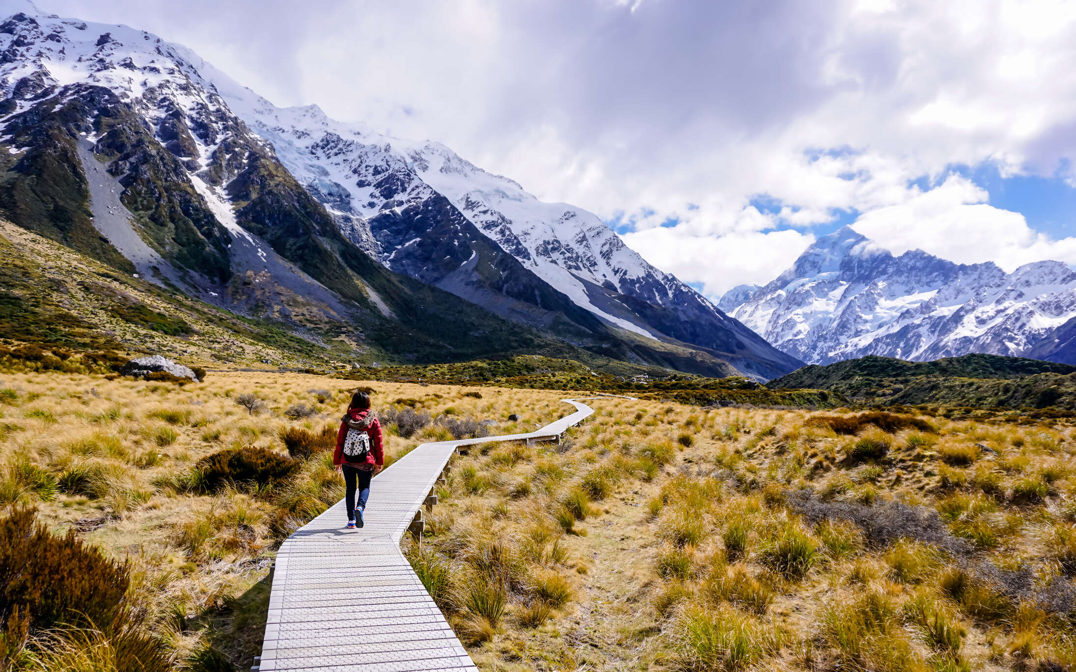 Hooker Valley trail, Mount Cook national park