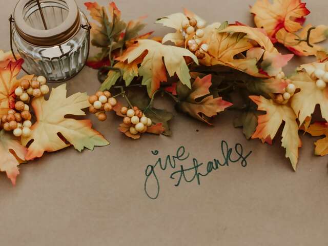 Sharing Our Gratitude Today and Every Day