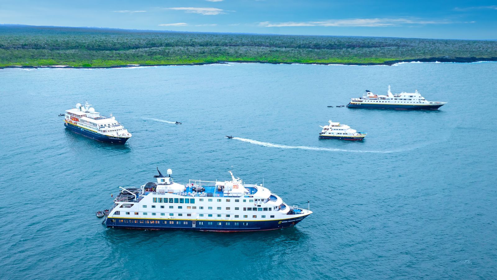 Four National Geographic-Lindblad Expedition Ships Unite
