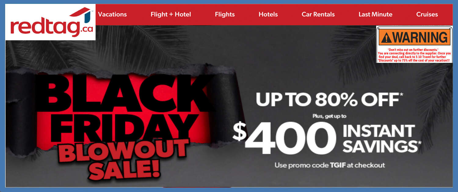 Red Tag Black Friday