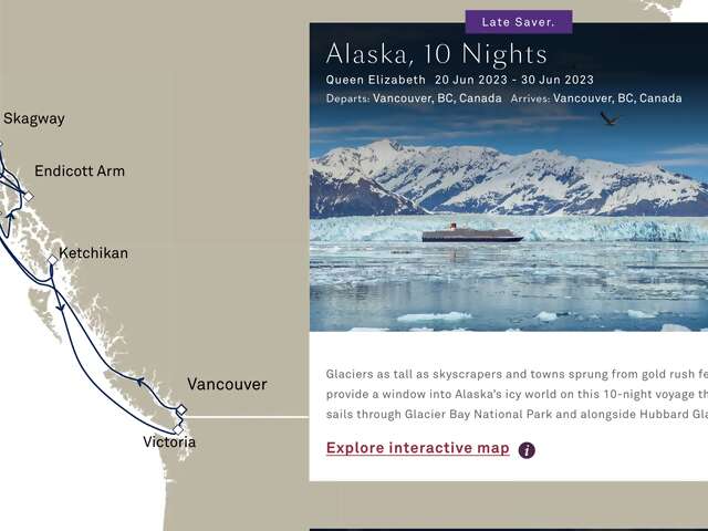 Alaska, 10 Nights (Q321) 20 Jun 2023 - 30 Jun 2023