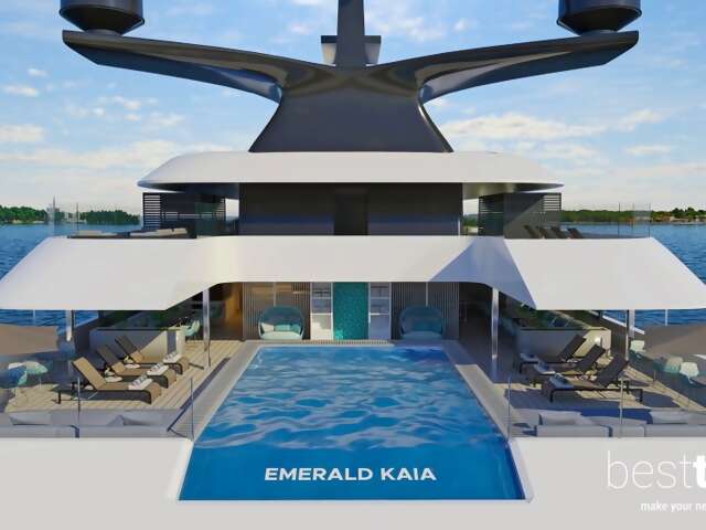 Check Out the Overwater Gym on the new Emerald Cruises’ Yacht!