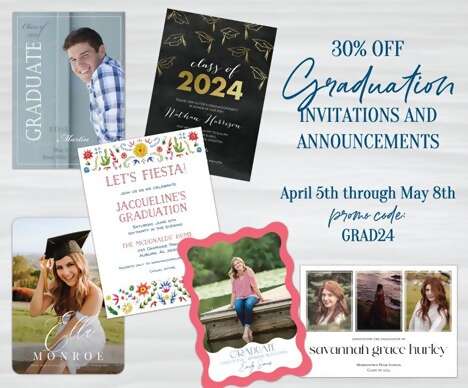 All Things Graduation '24 - Save 30% Now!