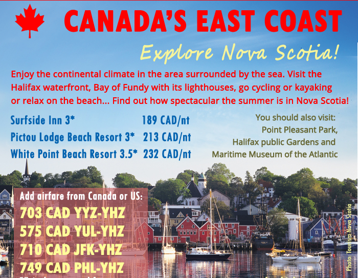 CANADA'S EAST COAST Explore Nova Scotia! Vacations, Hotels & Flights