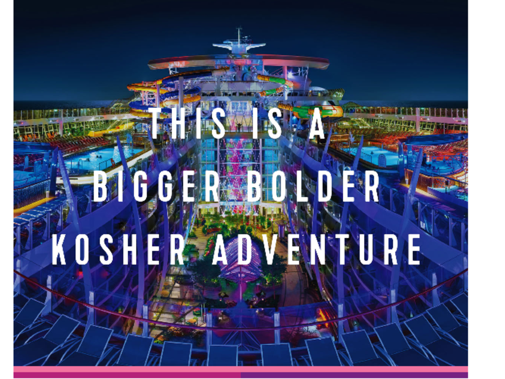 Royal Caribbean Cruise Kosher Fresh Dining Package for Yeshiva Week