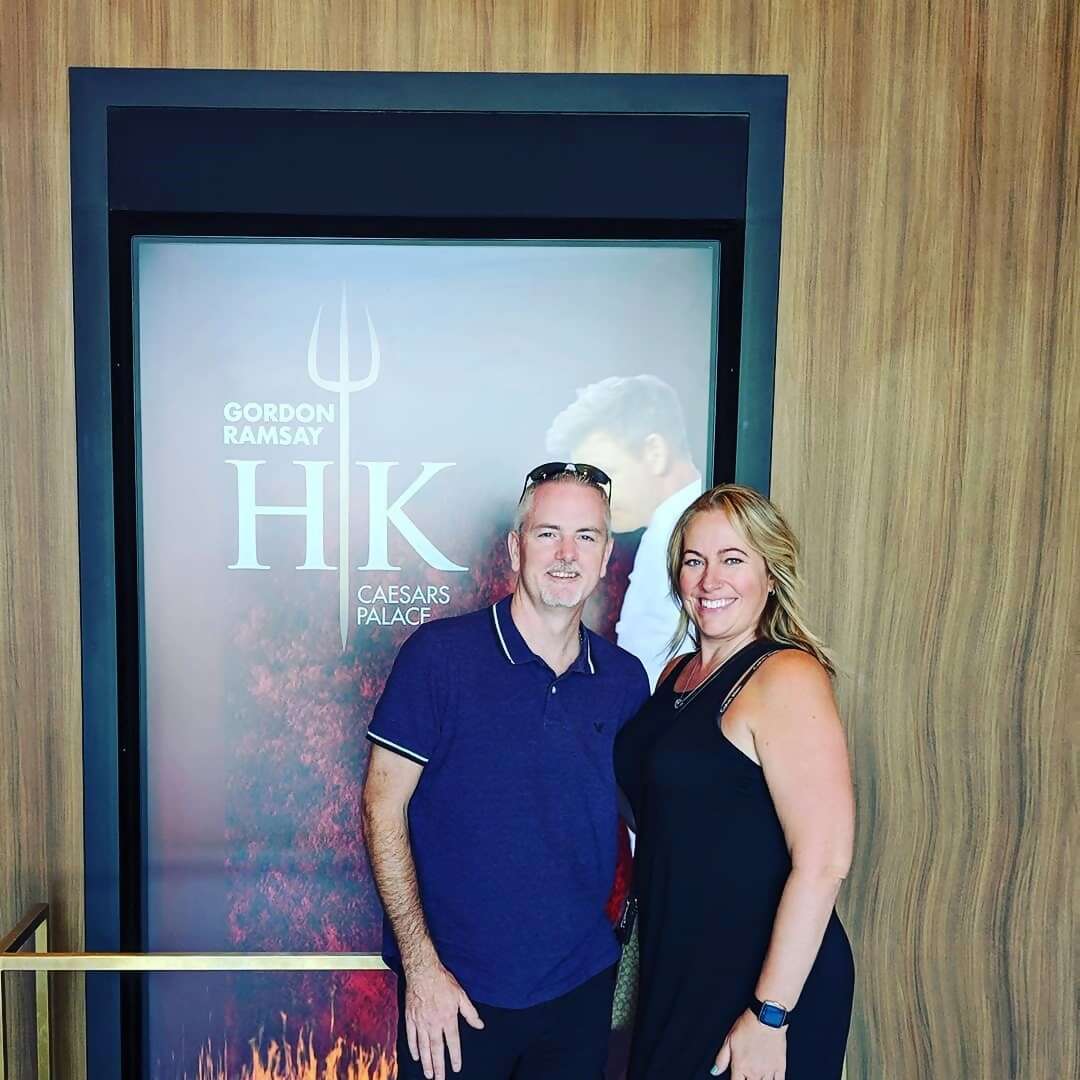 Throwback to a delicious meal at Hell's Kitchen in Las Vegas!