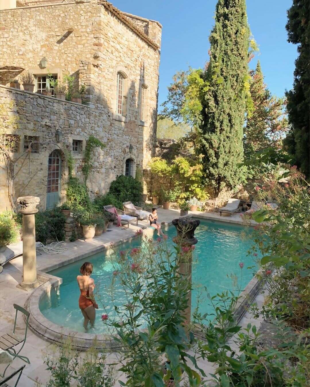 Live like 16th century French nobility (but with updated swimwear) on the grounds of a stone chateau surrounded by forest and Côt
