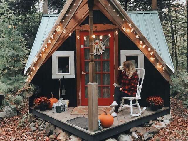 This tiny Nordic cabin in the heart of the Green Mountains is the perfect place to unplug for a few days, reconnect with your par