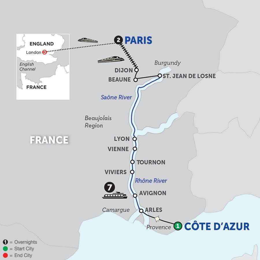 Burgundy & Provence with London For Wine Lovers - Northbound