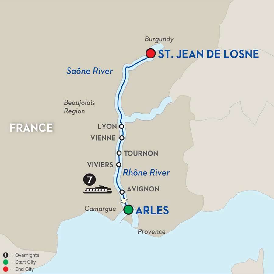 Burgundy & Provence for Wine Lovers - Cruise Only