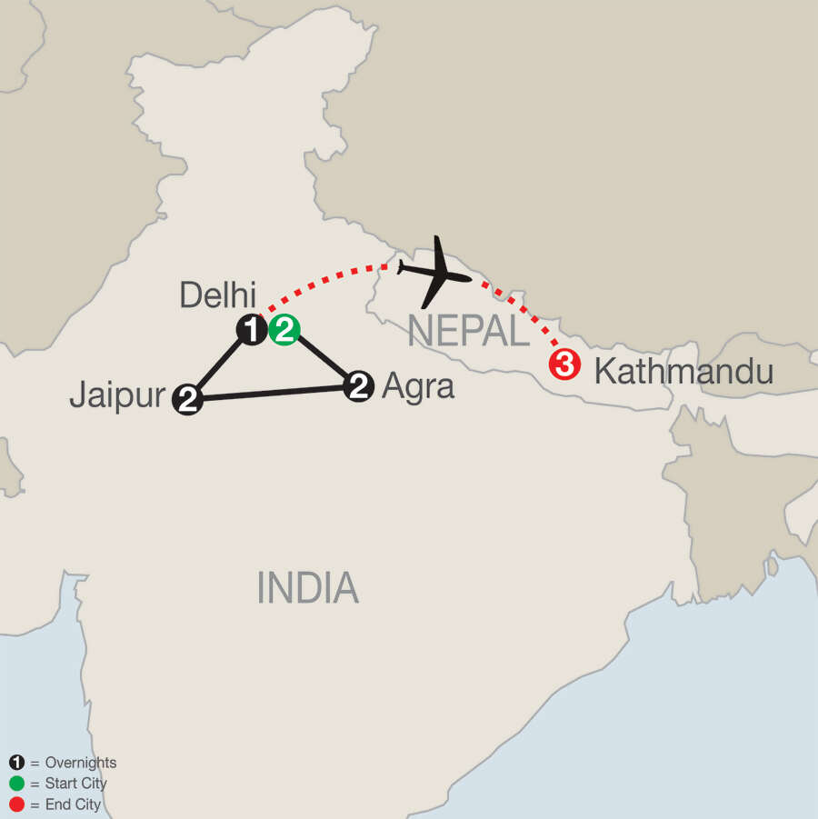 India Escape with Kathmandu