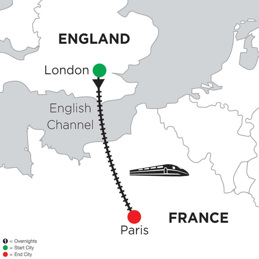 5 Nights London & 4 Nights Paris