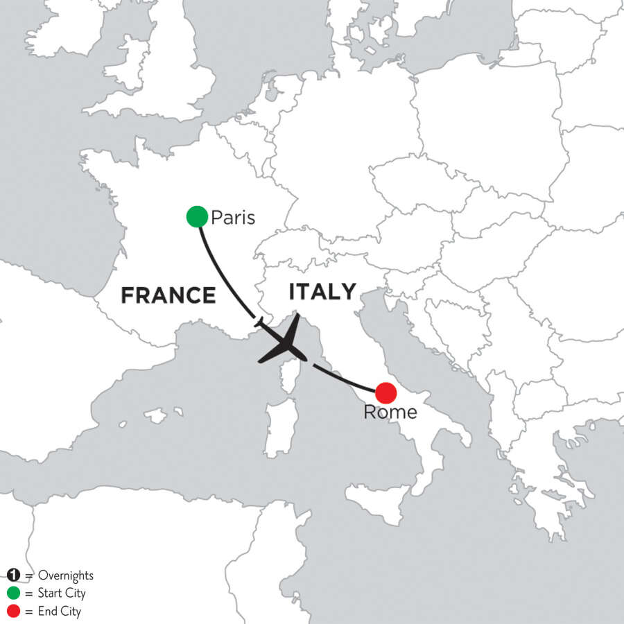 3 Nights Paris & 3 Nights Rome