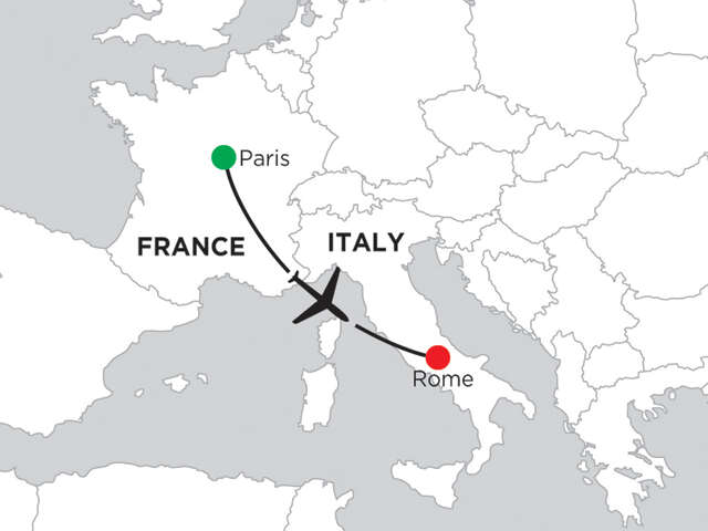 2 Nights Paris & 4 Nights Rome