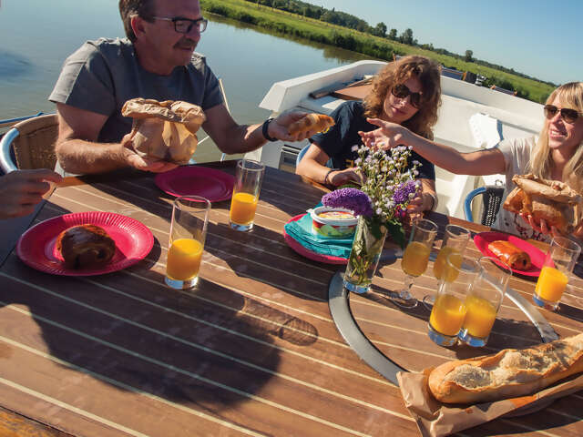 Burgundy by River Barge