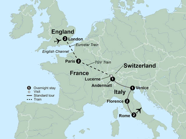 Treasures of Europe from London to Rome