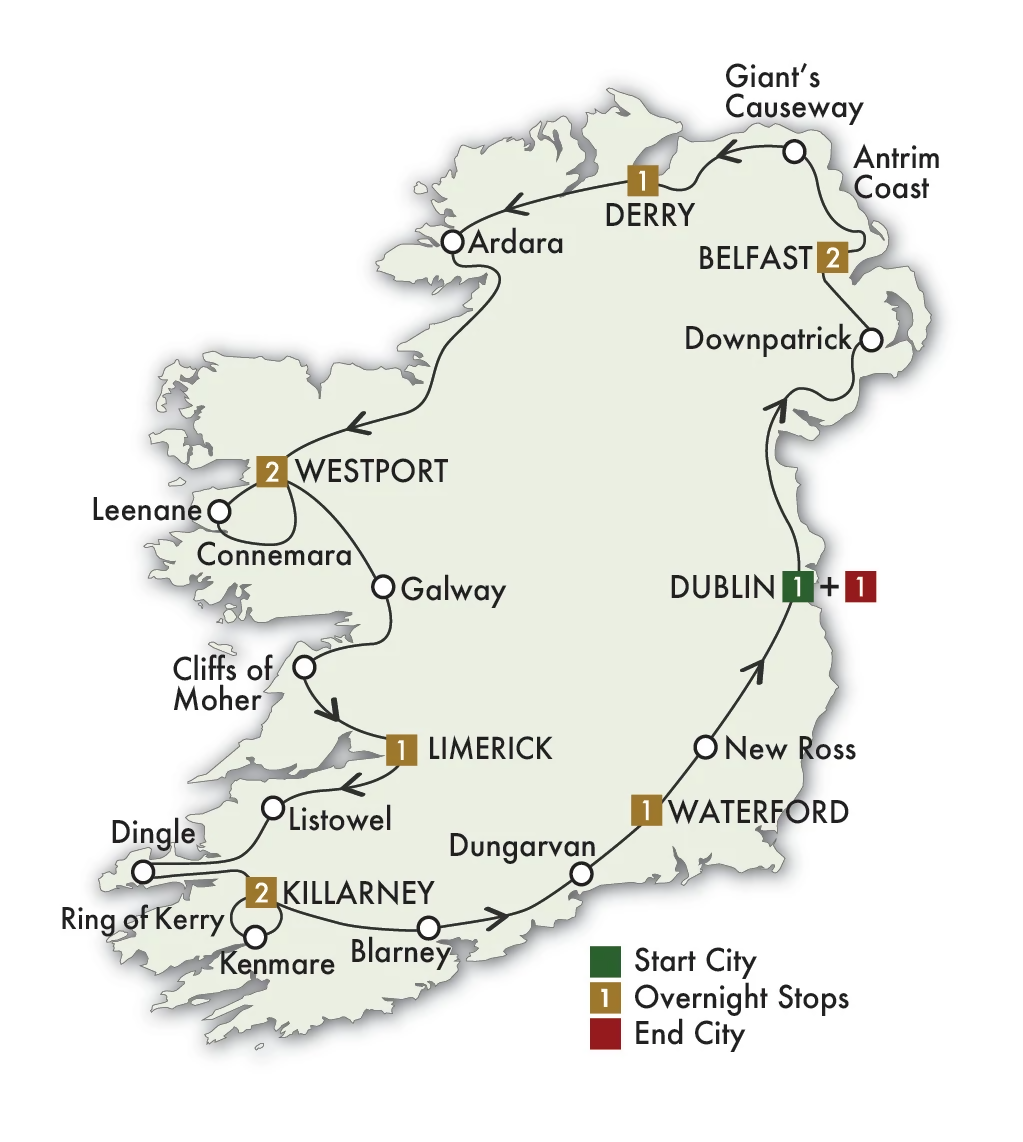 2025 Irish Classic - 12 Days/11 Nights