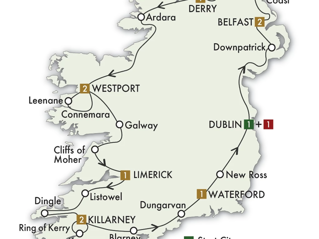 2025 Irish Classic - 12 Days/11 Nights