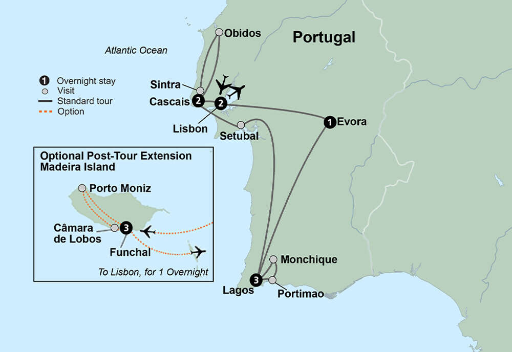 Sunny Portugal Lisbon, Alentejo, Algarve & Portuguese Riviera