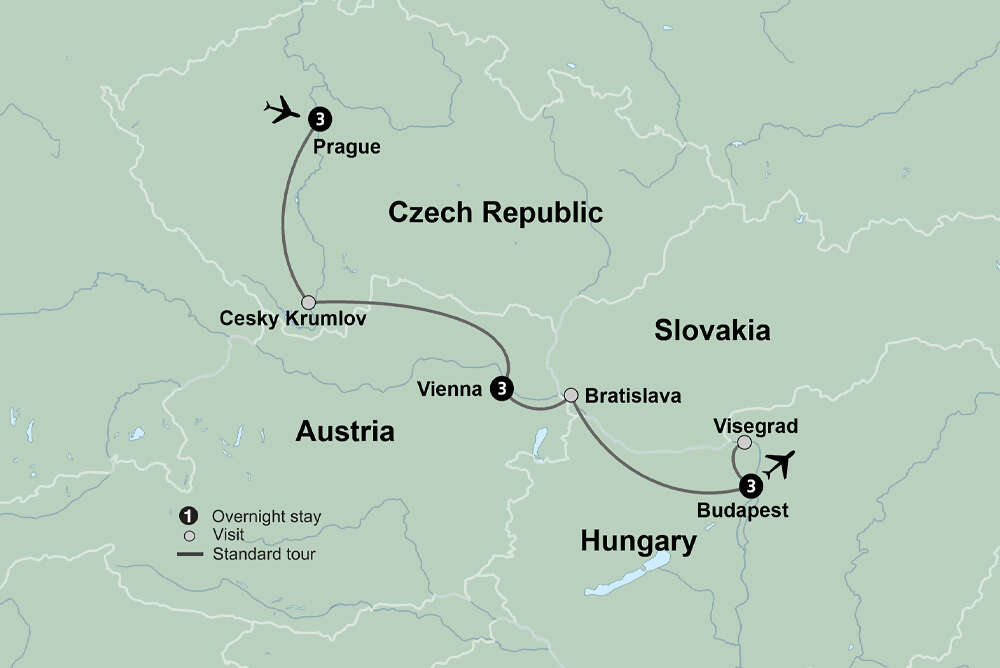 Imperial Cities featuring Prague, Vienna & Budapest
