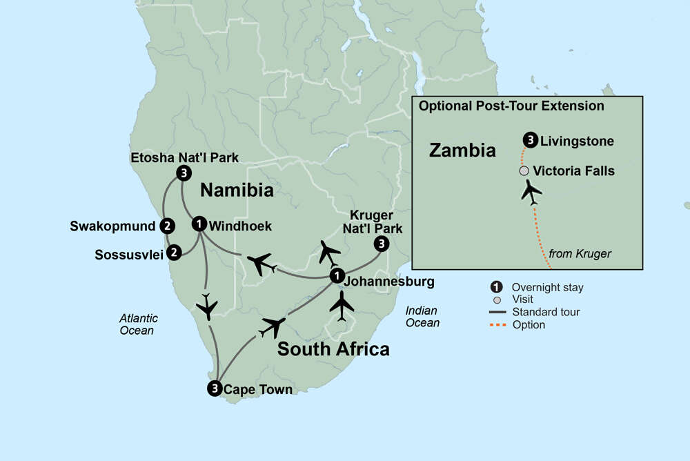 Namibia & South Africa: Epic Landscapes & Wildlife