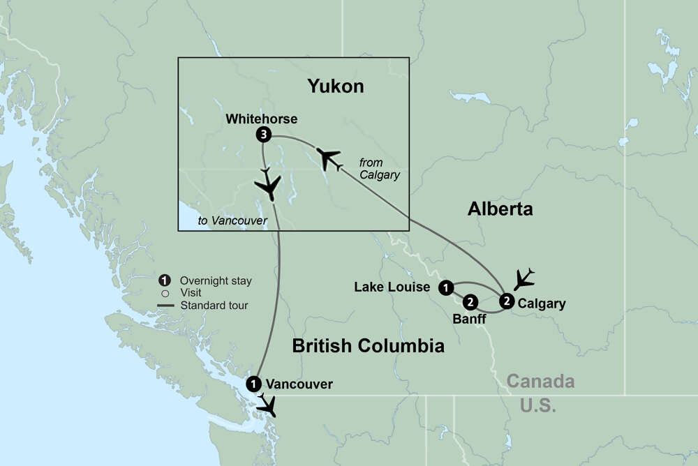 Aurora Adventure Winter in the Canadian Rockies & the Yukon